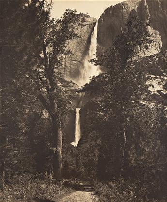 H.C. TIBBITTS (1863-1937) A pair of photographs of Vernal Falls and Yosemite Falls, Yosemite Valley, California. Circa 1920s.